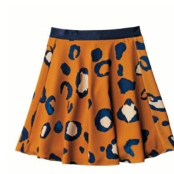 3.1 Phillip Lim For Target SkirtsWomen's Leopard Print A-Line Mini Skirt - Picture 4 of 9